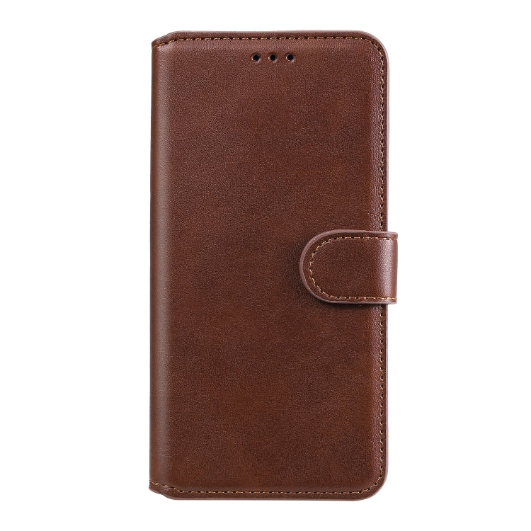 For Samsung Galaxy A02 / M02 Classic Calf Texture PU + TPU Horizontal Flip Leather Case with Holder & Card Slots & Wallet(Brown) by buy2fix