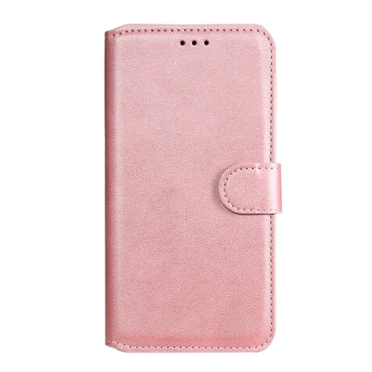 For Samsung Galaxy A02 / M02 Classic Calf Texture PU + TPU Horizontal Flip Leather Case with Holder & Card Slots & Wallet(Rose Gold) by buy2fix