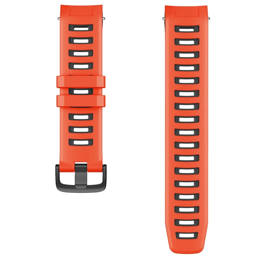 For Garmin Instinct / Instinct Esports Two-color Silicone Watch Band(Red+Black) by buy2fix