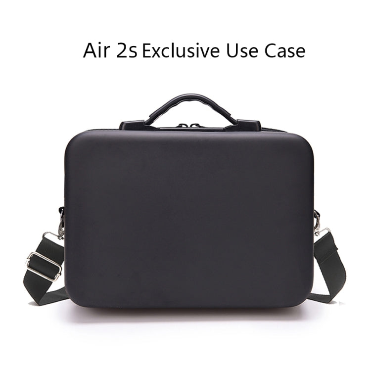 Portable Single Shoulder Storage Travel Carrying Cover Case Box with Baffle Separator for DJI Air 2S(Black + Black Liner) by buy2fix