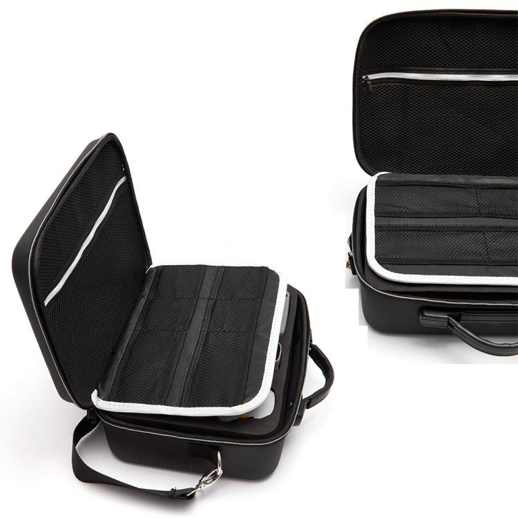 Portable Single Shoulder Storage Travel Carrying Cover Case Box with Baffle Separator for DJI Air 2S(Black + Black Liner) by buy2fix
