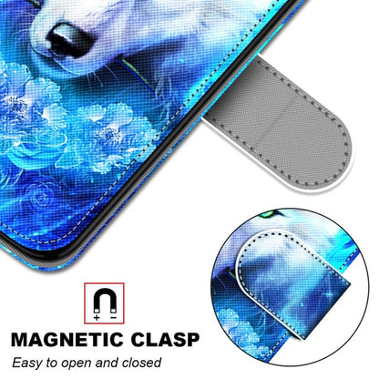 For Samsung Galaxy Xcover 5 Coloured Drawing Cross Texture Horizontal Flip PU Leather Case with Holder & Card Slots & Wallet & Lanyard(Dick Rose Wolf) by buy2fix
