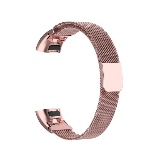 For Huawei Band 3 Pro / 4 Pro Milanese Watch Band(Rose Pink) by buy2fix