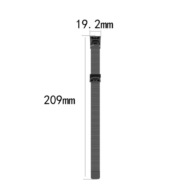 For Huawei Band 3 Pro / 4 Pro Milanese Watch Band(Black) by buy2fix