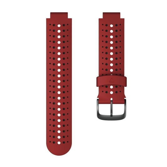 For Garmin Forerunner 220 Two-color Silicone Watch Band(Red Black) by buy2fix
