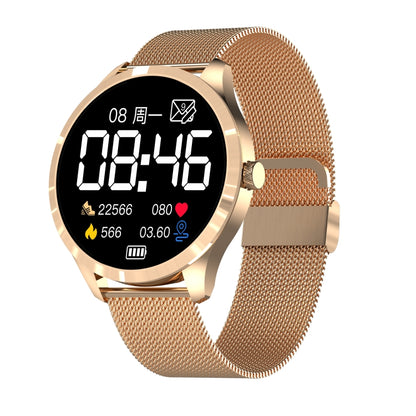 Q9L 1.28 inch IPS Color Screen IP67 Waterproof Smart Watch, Support Blood Pressure Monitoring / Heart Rate Monitoring / Sleep Monitoring(Gold) - Smart Wear by buy2fix | Online Shopping UK | buy2fix