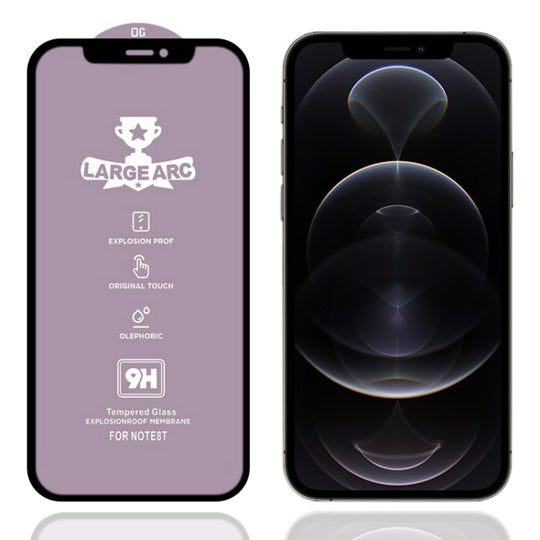 For iPhone 12 / 12 Pro 9H HD Large Arc High Alumina Full Screen Tempered Glass Film