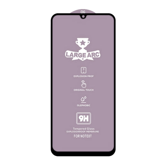 For Huawei Y6p 9H HD Large Arc High Alumina Full Screen Tempered Glass Film by buy2fix