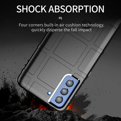 For Samsung Galaxy S21 FE Shockproof Shield Full Coverage Silicone Case(Grey) by buy2fix