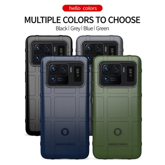For Xiaomi Mi 11 Ultra Shockproof Shield Full Coverage Silicone Case(Green) by buy2fix