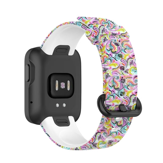 For Xiaomi Mi Watch Lite / Redmi Watch Silicone Printing Replacement Watchband(Facial Makeup) by buy2fix