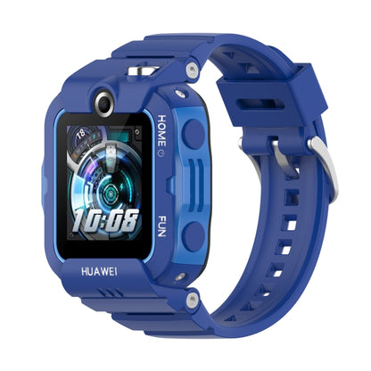 For Huawei Kids Watch 4X Silicone Watch Band with Dismantling Tools, One Size(Blue) by buy2fix