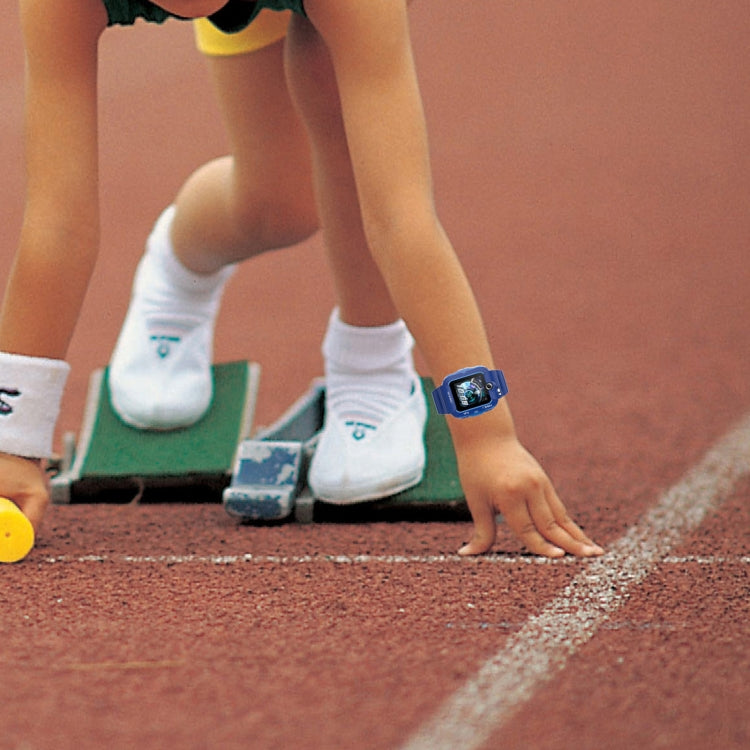 For Huawei Kids Watch 4X Silicone Watch Band with Dismantling Tools, One Size(Blue) by buy2fix