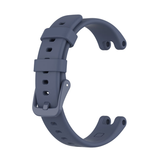 For Garmin Lily Silicone Watch Band with Dismantling Tools(Blue Grey)