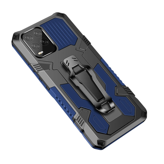 For OPPO Realme 8 / 8 Pro Armor Warrior Shockproof PC + TPU Protective Case(Sapphire Blue) by buy2fix