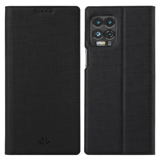 For Motorola Moto Edge S / G100 ViLi DMX Series Shockproof TPU + PU Leather Magnetic Attraction Horizontal Flip Case with Card Slot & Holder(Black)