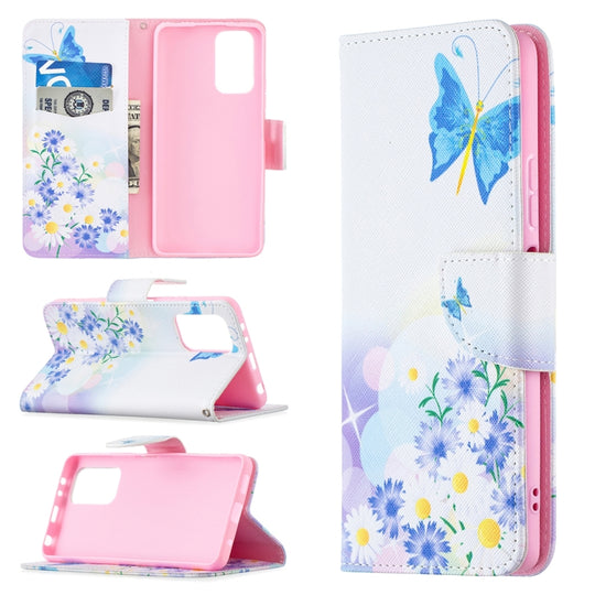 For Xiaomi Redmi Note 10 Pro Colored Drawing Pattern Horizontal Flip Leather Case with Holder & Card Slots & Wallet(Butterfly Love)