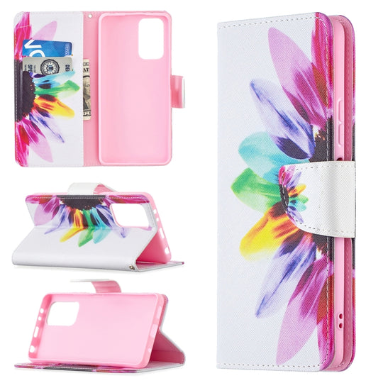 For Xiaomi Redmi Note 10 Pro Colored Drawing Pattern Horizontal Flip Leather Case with Holder & Card Slots & Wallet(Sun Flower)