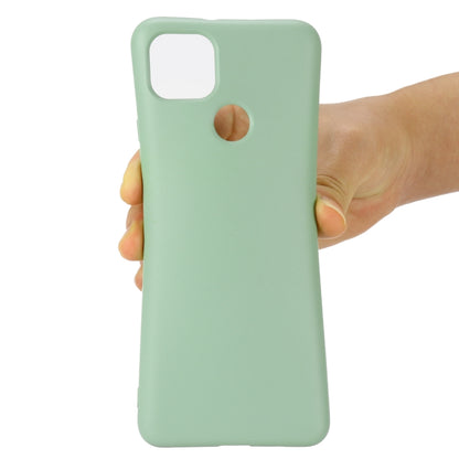 For Google Pixel 5A Solid Color Liquid Silicone Dropproof Full Coverage Protective Case(Green) by buy2fix
