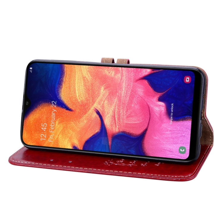 For Samsung Galaxy A12 Business Style Oil Wax Texture Horizontal Flip Leather Case with Holder & Card Slots & Wallet(Red) by buy2fix