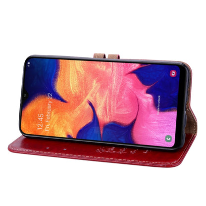 For Samsung Galaxy A12 Business Style Oil Wax Texture Horizontal Flip Leather Case with Holder & Card Slots & Wallet(Red) by buy2fix