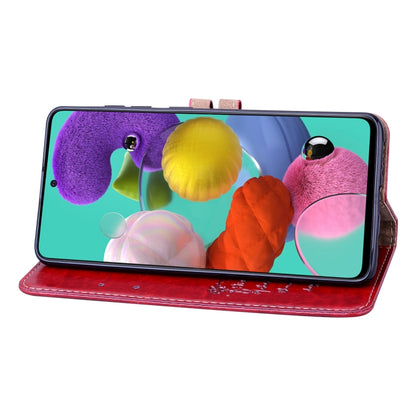 For Samsung Galaxy A52 5G / 4G Business Style Oil Wax Texture Horizontal Flip Leather Case with Holder & Card Slots & Wallet(Red) by buy2fix
