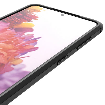 For Samsung Galaxy S21 FE Litchi Texture TPU Shockproof Case(Black) by buy2fix