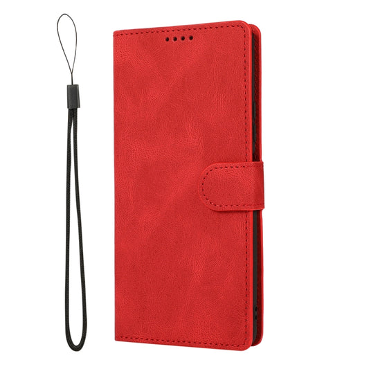For Xiaomi Redmi Note 10 Pro Fantasy Classic Skin-feel Calfskin Texture Magnetic Buckle Horizontal Flip PU Leather Case with Holder & Card Slot & Wallet(Red) by buy2fix