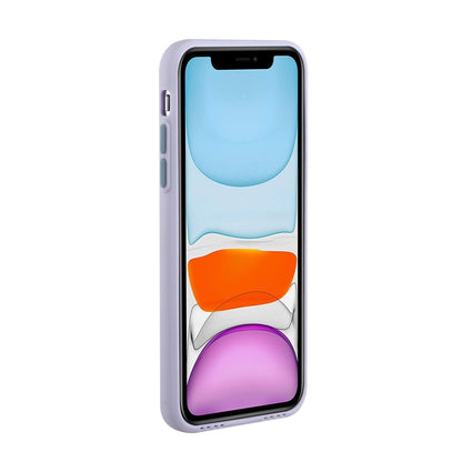 For iPhone 12 Pro Card Slot Design Shockproof TPU Protective Case(Purple) by buy2fix