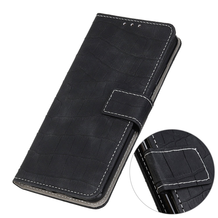 For Samsung Galaxy A82 5G / Quantum 2 Crocodile Texture Horizontal Flip Leather Case with Holder & Card Slots & Wallet(Black) by buy2fix
