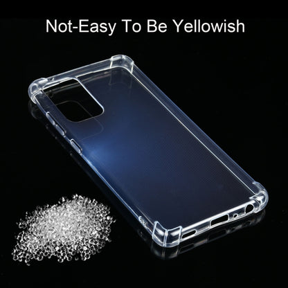 For Samsung Galaxy A72 5G / 4G Four-Corner Shockproof Ultra-thin TPU Case(Transparent) by buy2fix
