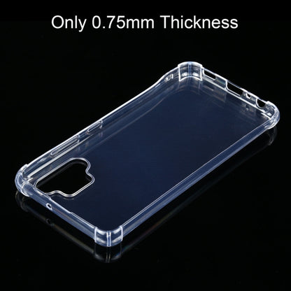 For Samsung Galaxy A32 4G Four-Corner Shockproof Ultra-thin TPU Case(Transparent) by buy2fix
