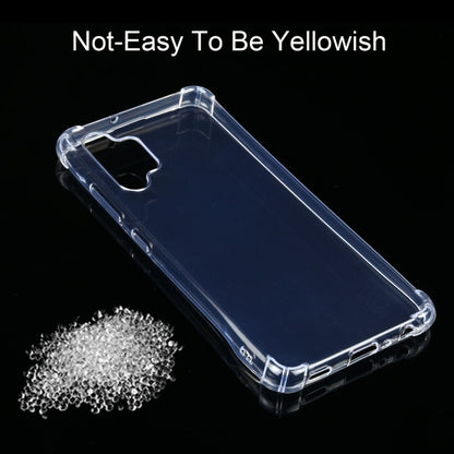 For Samsung Galaxy A32 4G Four-Corner Shockproof Ultra-thin TPU Case(Transparent) by buy2fix