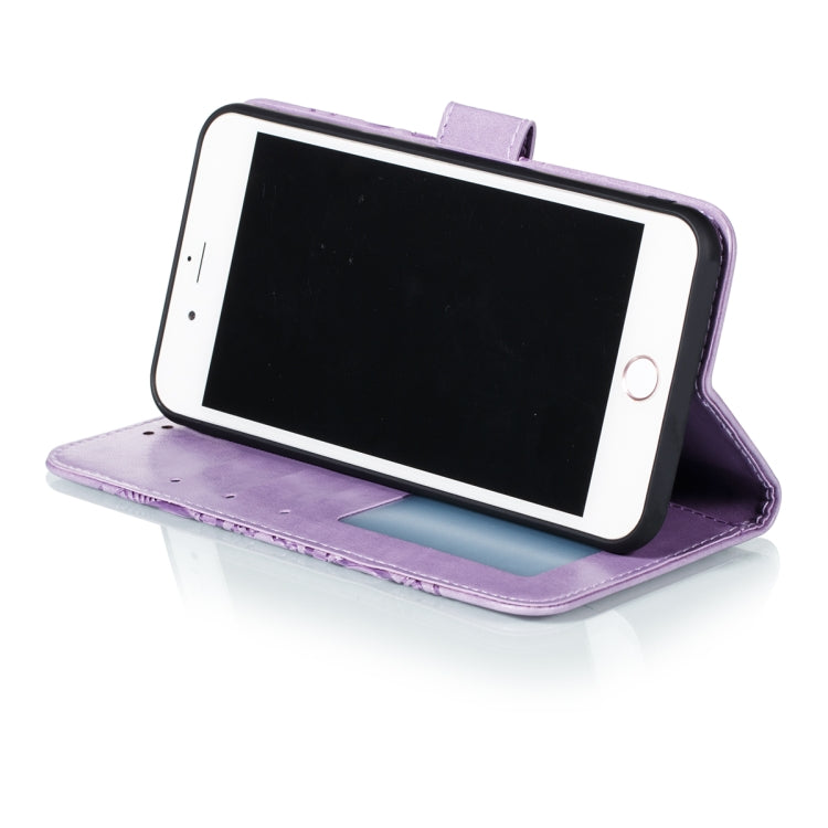 For Xiaomi Mi 11 Lite Mandala Embossing Pattern Horizontal Flip PU Leather Case with Holder & Card Slots & Wallet & Lanyard(Purple) by buy2fix