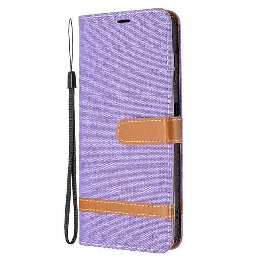 For Nokia G20 / G10 Color Matching Denim Texture Horizontal Flip Leather Case with Holder & Card Slots & Wallet & Lanyard(Purple) by buy2fix