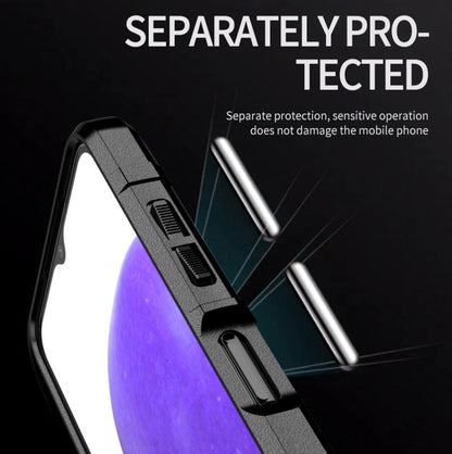 For Samsung Galaxy A22 5G Full Coverage Shockproof TPU Case(Black) by buy2fix