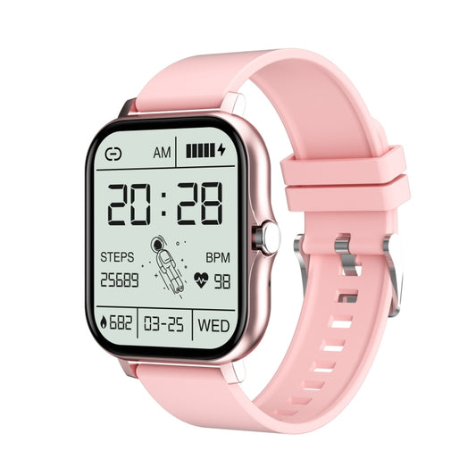 GT20 1.69 inch TFT Screen IP67 Waterproof Smart Watch, Support Music Control / Bluetooth Call / Heart Rate Monitoring / Blood Pressure Monitoring, Style:Silicone Strap(Pink) - Smart Wear by buy2fix | Online Shopping UK | buy2fix