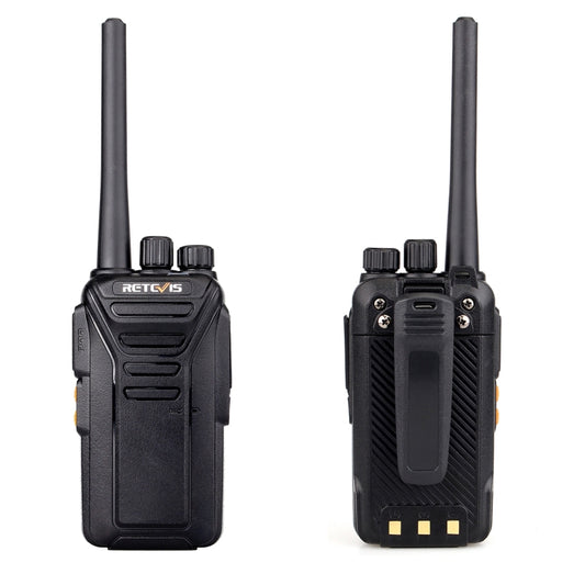 RETEVIS RT27 2W US Frequency 462.5500MHz-467.7125MHz 22CHS FRS Two Way Radio Handheld Walkie Talkie, US Plug(Black) by RETEVIS