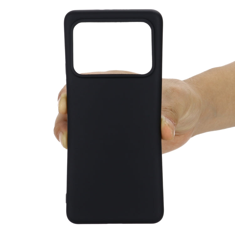For Xiaomi Mi 11 Ultra Solid Color Liquid Silicone Dropproof Full Coverage Protective Case(Black) by buy2fix