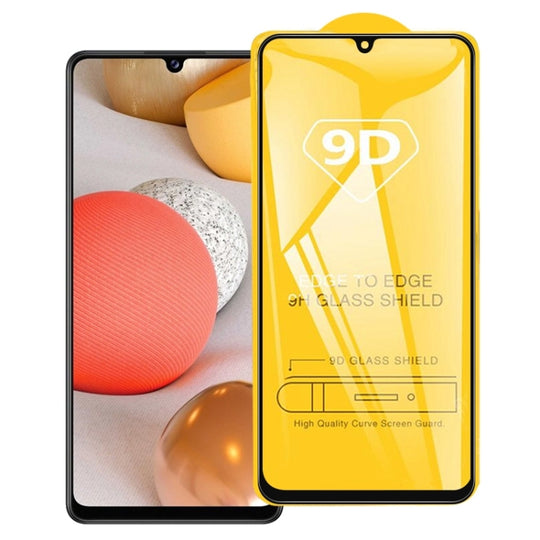 For Samsung Galaxy M42 5G 9D Full Glue Full Screen Tempered Glass Film