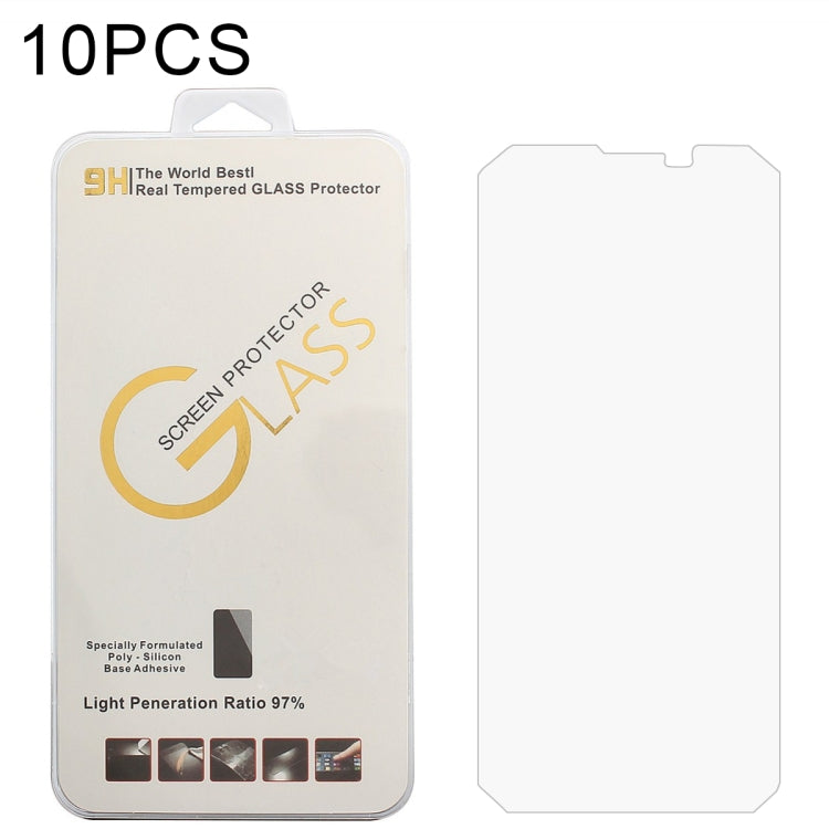 For Blackview Bl6000 Pro 5G 10 PCS 0.26mm 9H 2.5D Tempered Glass Film - Mobile Accessories by buy2fix | Online Shopping UK | buy2fix