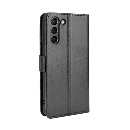 For Samsung Galaxy S21 FE Crazy Horse Texture Horizontal Flip Leather Case with Holder & Card Slots & Lanyard(Black) by buy2fix