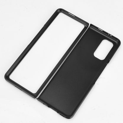 For Xiaomi Mi Mix Fold Shockproof Sewing Cow Skin Texture PC + PU + TPU Case(Blue) by buy2fix