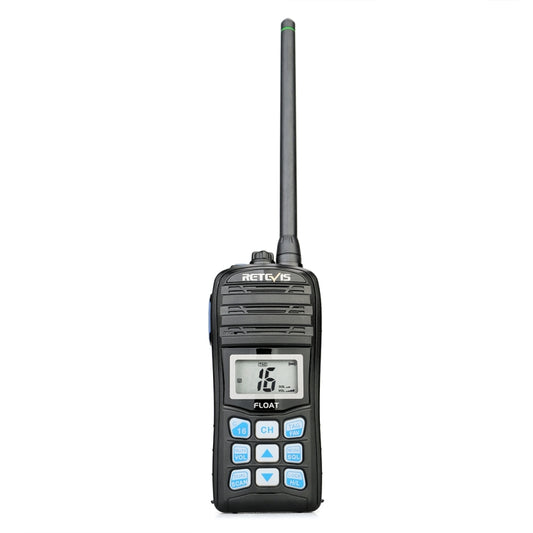 RETEVIS RT55 5W 156.000-161.450MHz+156.050-163.425MHz Waterproof Two Way Radio Handheld Walkie Talkie(Black) by RETEVIS