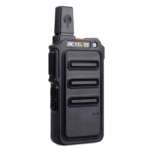 1 Pair RETEVIS RT19 22CHS FRS Two Way Radio Handheld Walkie Talkie, US Plug(Black) by RETEVIS