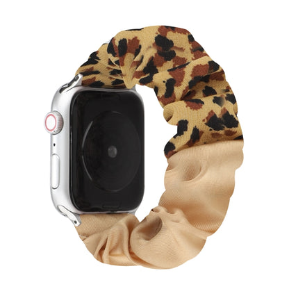 Butterfly Pattern Hair Ring Cloth Watch Band For Apple Watch Ultra 49mm&Watch Ultra 2 49mm / Series 9&8&7 45mm / SE 3&SE 2&6&SE&5&4 44mm / 3&2&1 42mm(G) by buy2fix