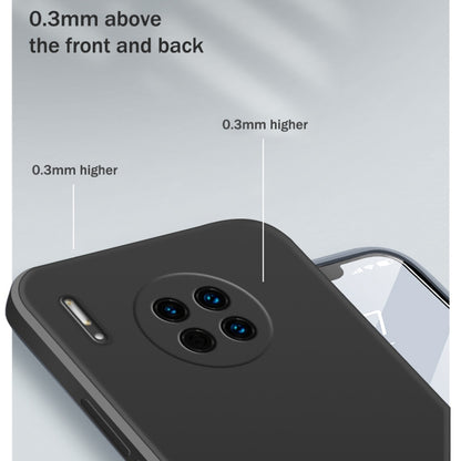 For Huawei Mate 30 Pro Solid Color Imitation Liquid Silicone Straight Edge Dropproof Full Coverage Protective Case(Matcha Green) by buy2fix