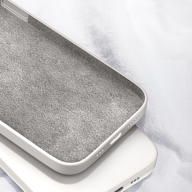 For Huawei P30 Solid Color Imitation Liquid Silicone Straight Edge Dropproof Full Coverage Protective Case(Matcha Green) by buy2fix