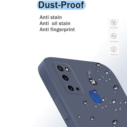 For Samsung Galaxy A21s Solid Color Imitation Liquid Silicone Straight Edge Dropproof Full Coverage Protective Case(Red) by buy2fix