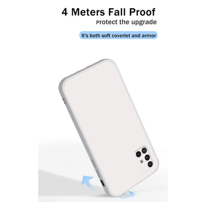 For Samsung Galaxy A31 Solid Color Imitation Liquid Silicone Straight Edge Dropproof Full Coverage Protective Case(Black) by buy2fix